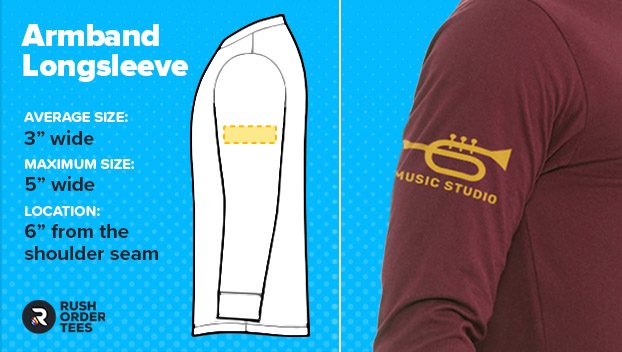 T shirt store sleeve design