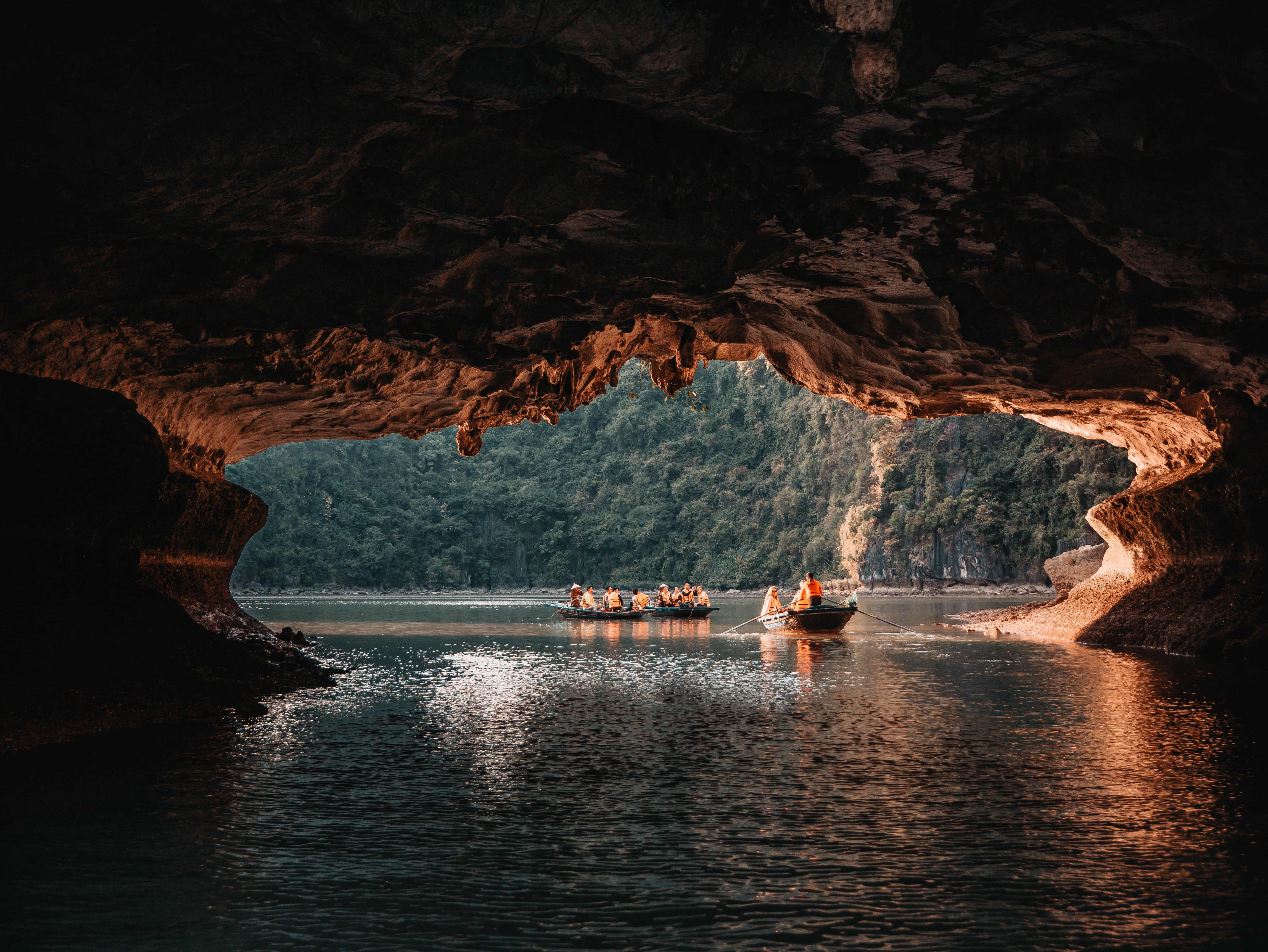 Light & Dark Cave at Lan Ha Bay