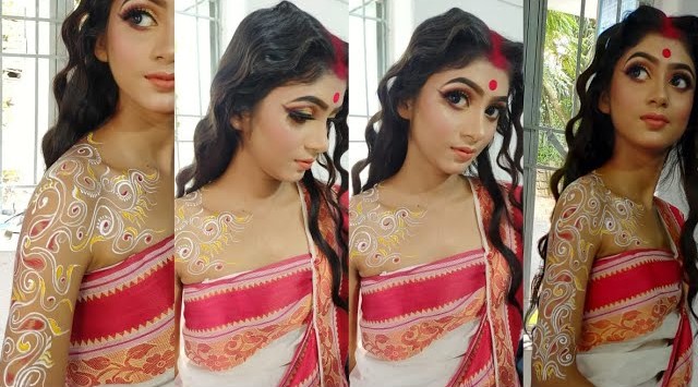 bride with chandan