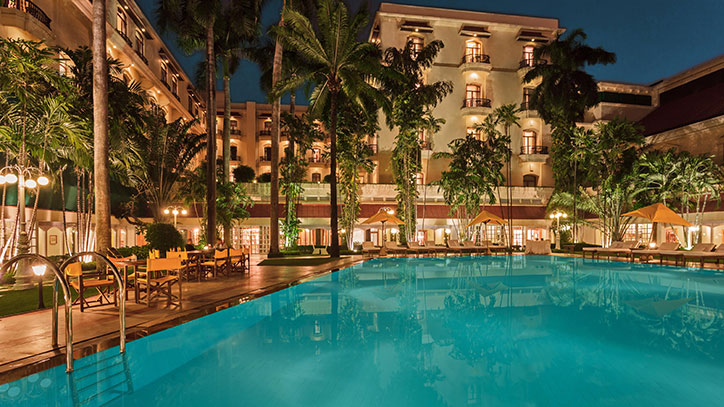 The swimming pool