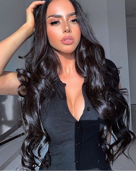 Black hair extensions