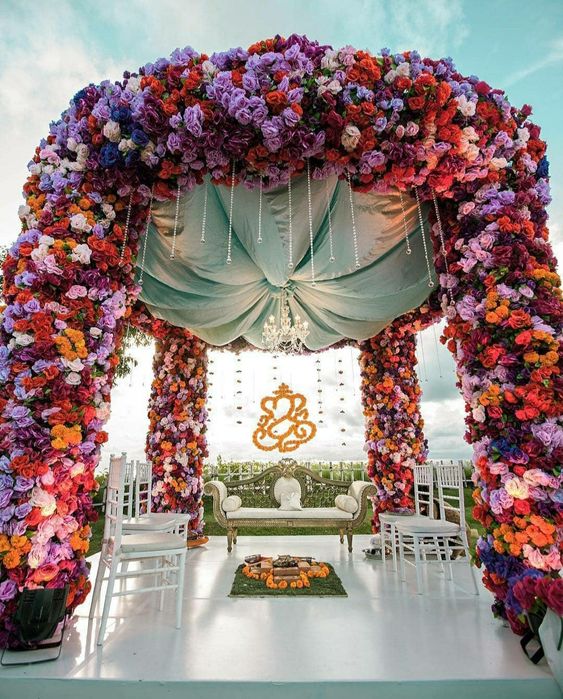 wedding Mandap with Rose