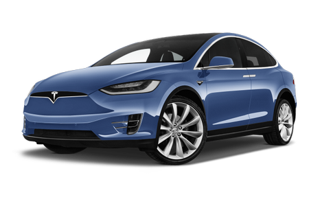 Tesla Model X (Vorderansicht - schräg)