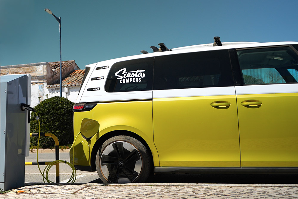 Vw electric deals van range