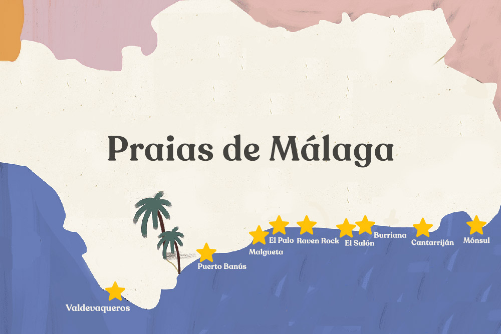 Praias de Malaga.