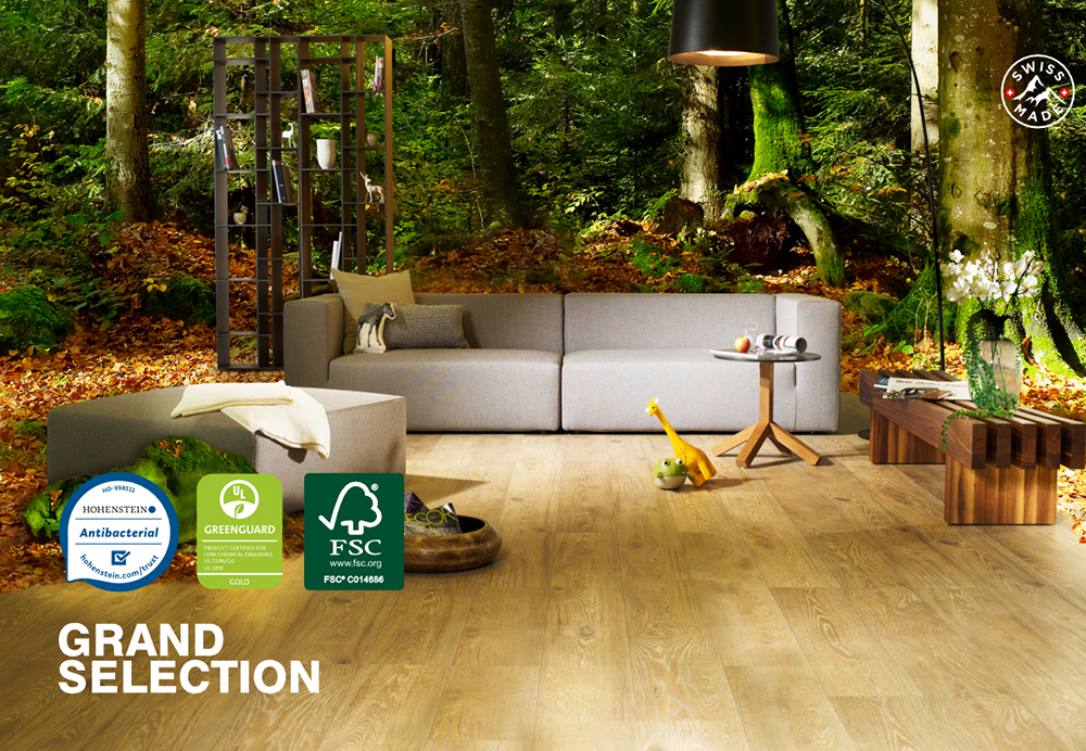  linha Grand Selection ORIGIN garante qualidade superior que evidencia o  acabamento natural madeirado