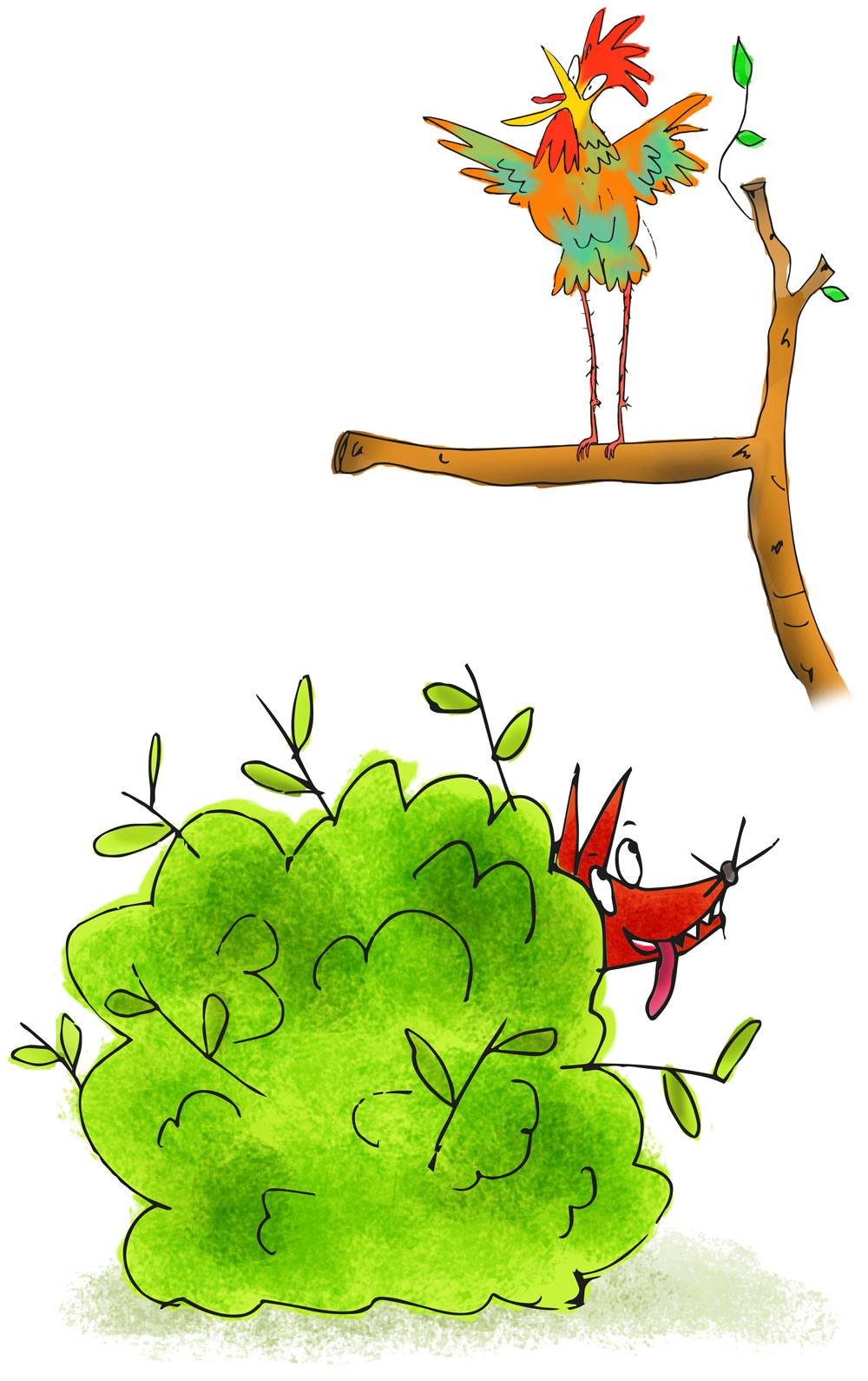 The Dog, The Rooster & The Fox | 5-10 Min Bedtime Stories The Dog, The Rooster & The Fox | 5-10 Min Bedtime Stories