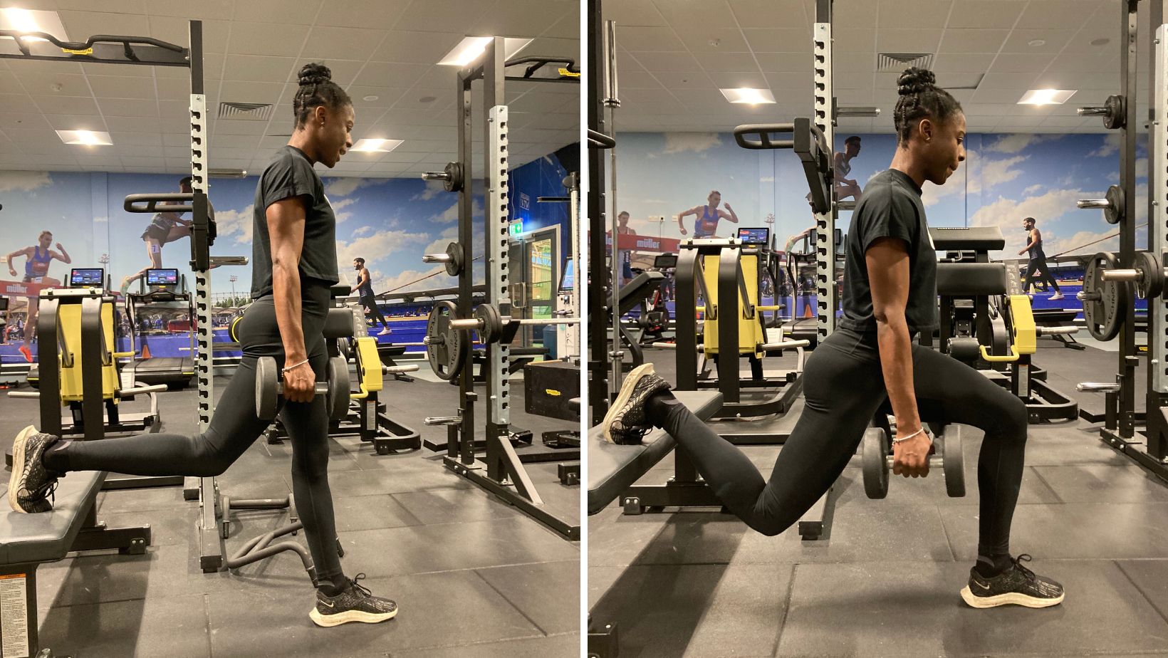 Gloria hooper half squat