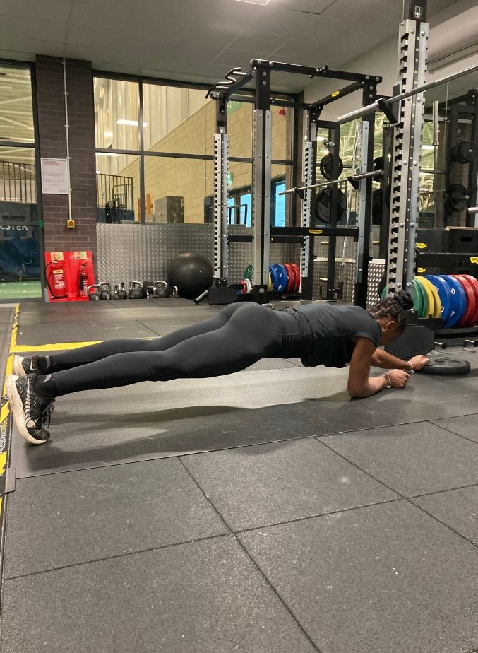Gloria Hooper plank