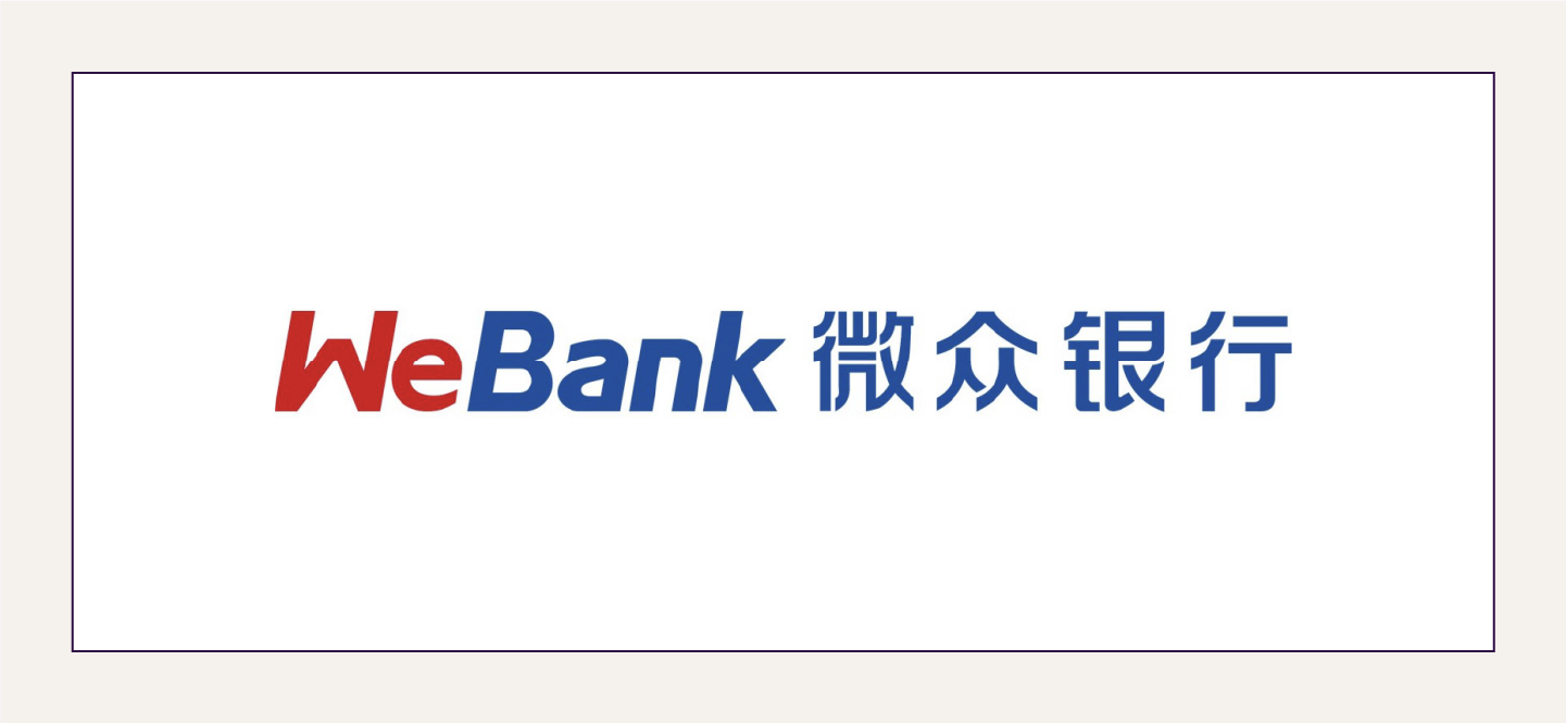 WeBank logo on a white background.