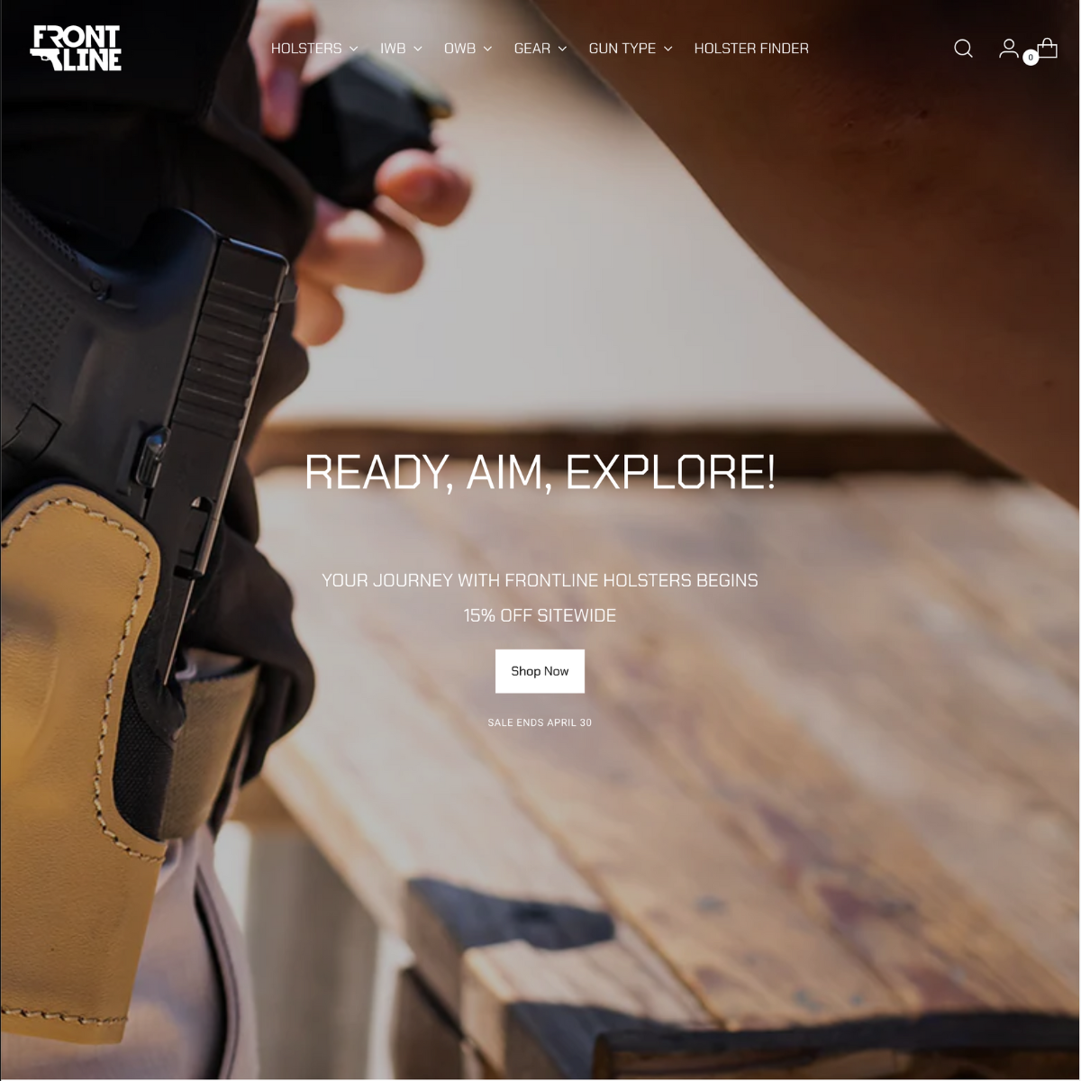 Frontline Holsters banner image