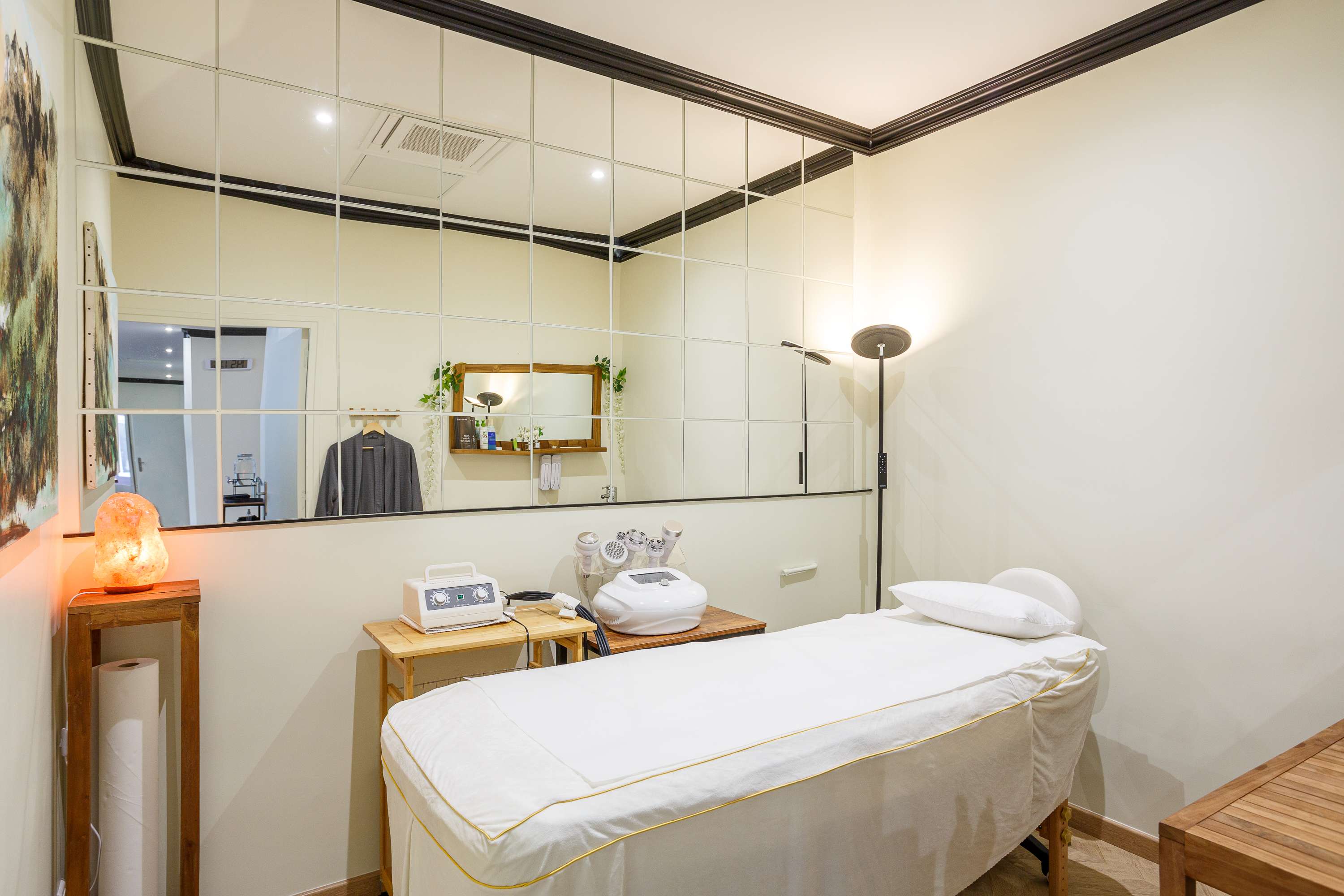 Coin détente et massage salle de sport