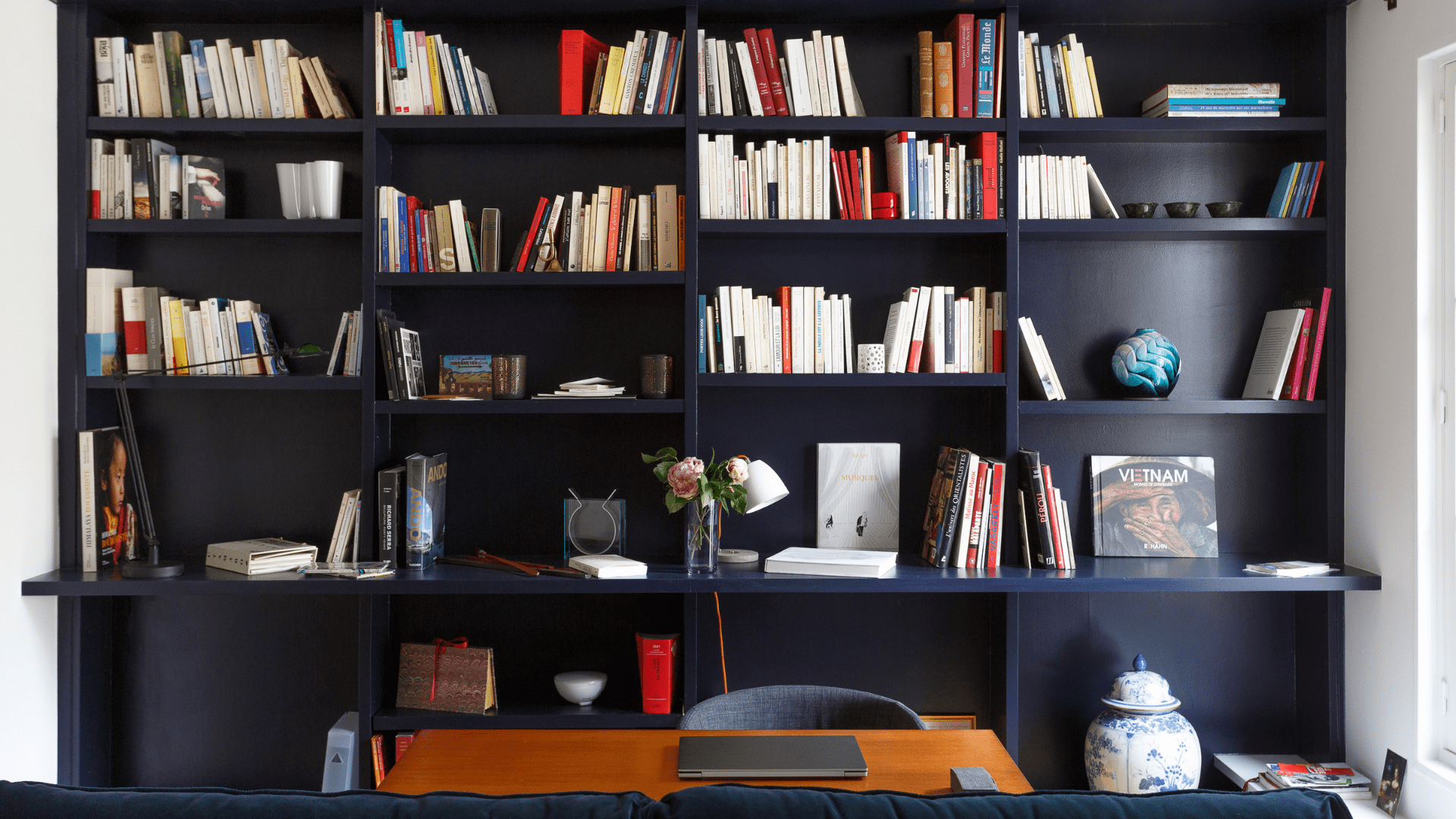 Exemple de réalisation Barnes Interiors - Bibliothèque