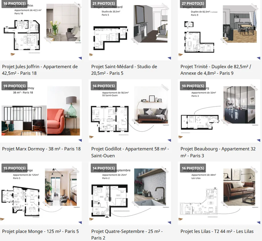 projets d'architecture