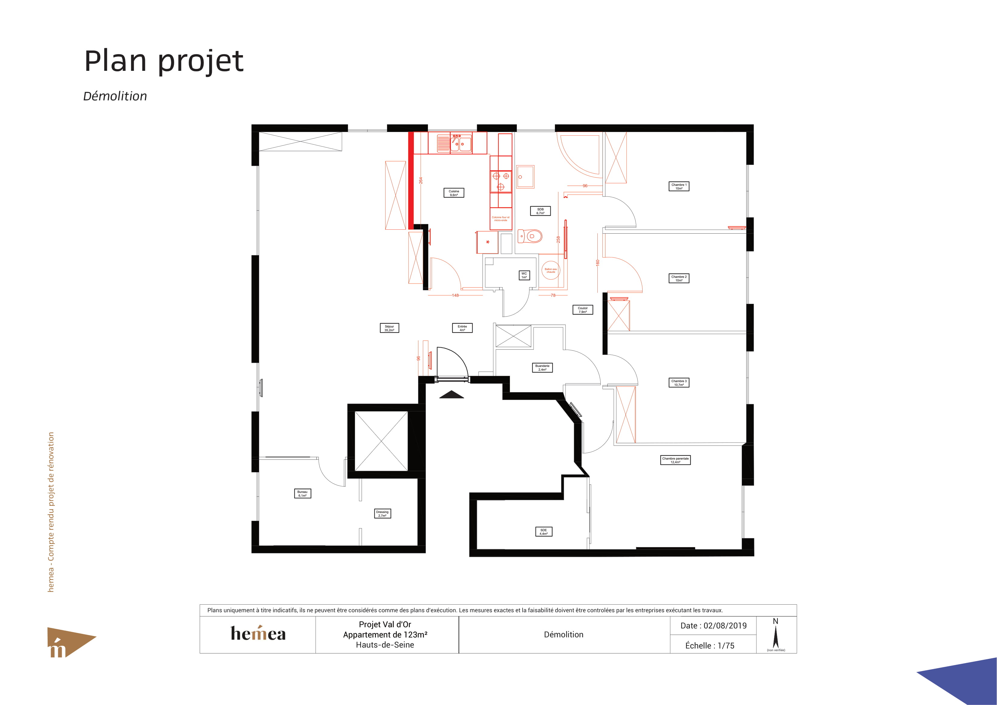 démolition plan projet