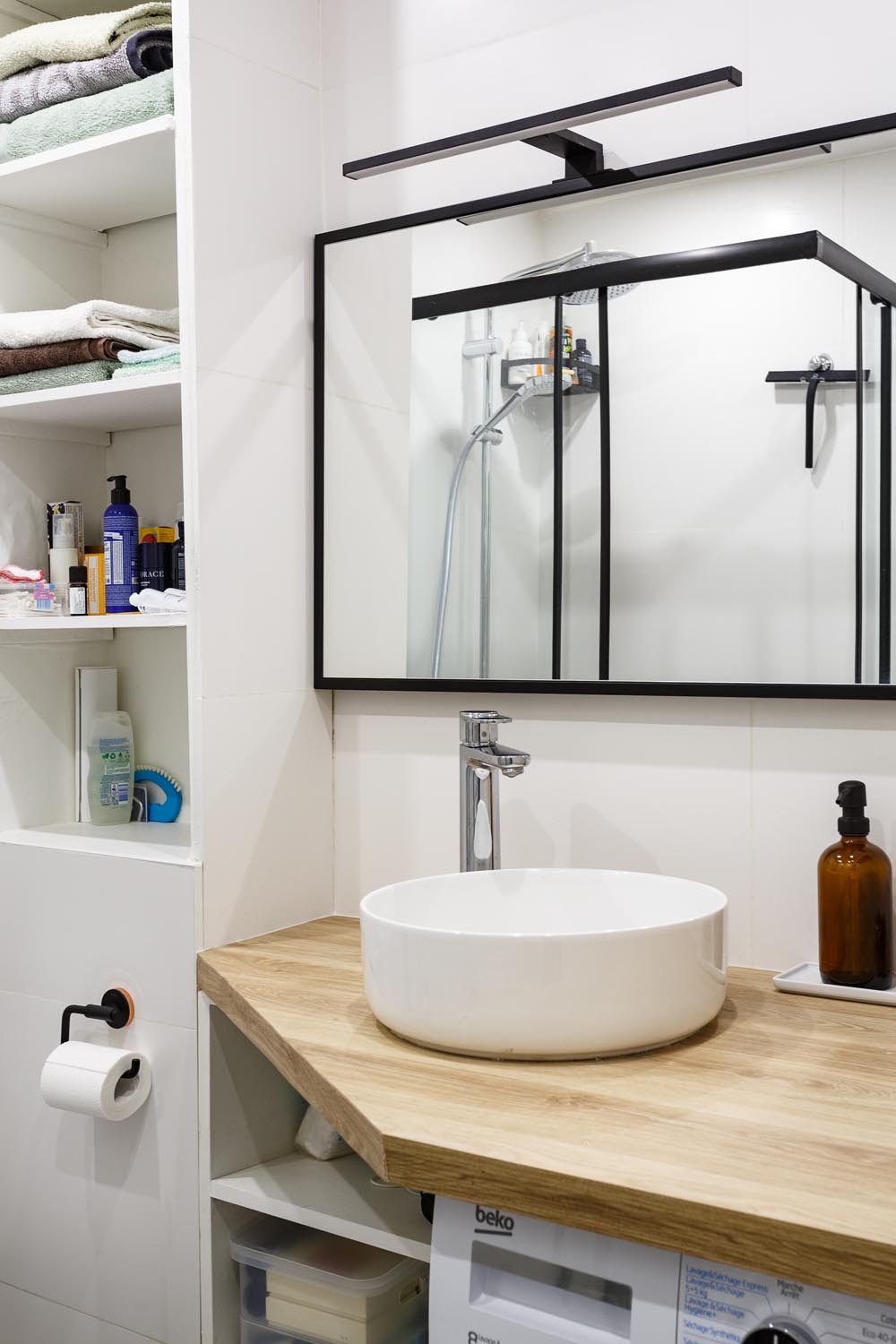 salle de bain compacte