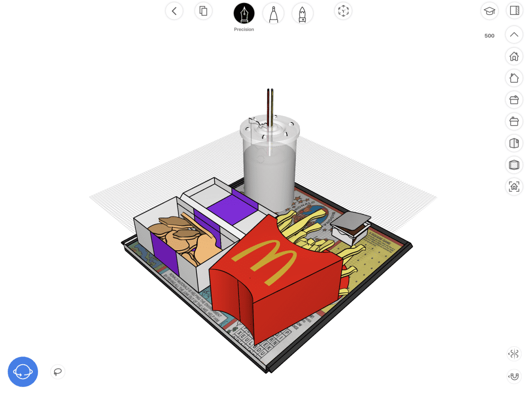 McDonalds meal design made by students at the British School of Paris