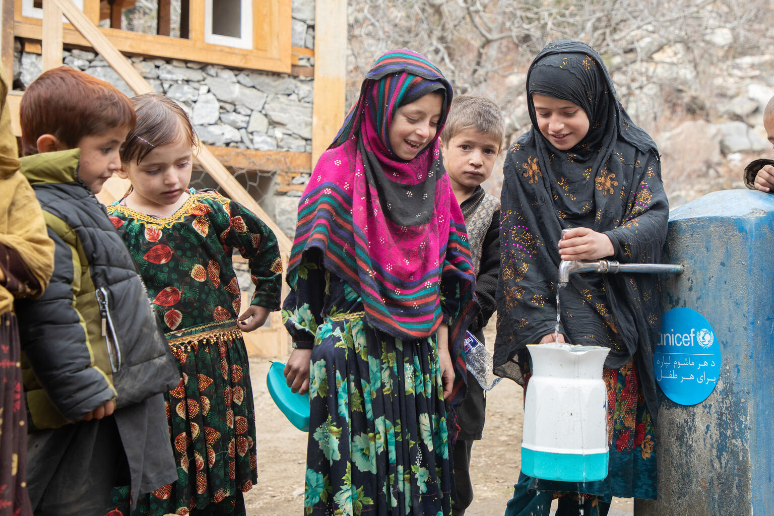 A lifetime of water - Children in Nuristan province's Kantiwa Valley never had clean water before. Now they have as much as they need, whenever they need it.