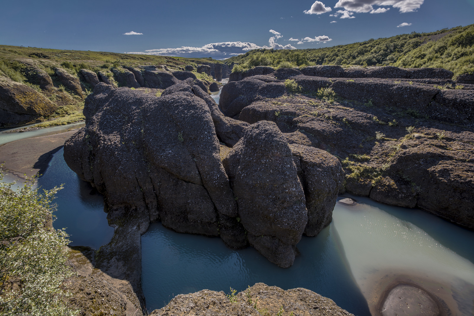 Brúarhlöð canyon at the Golden Circle