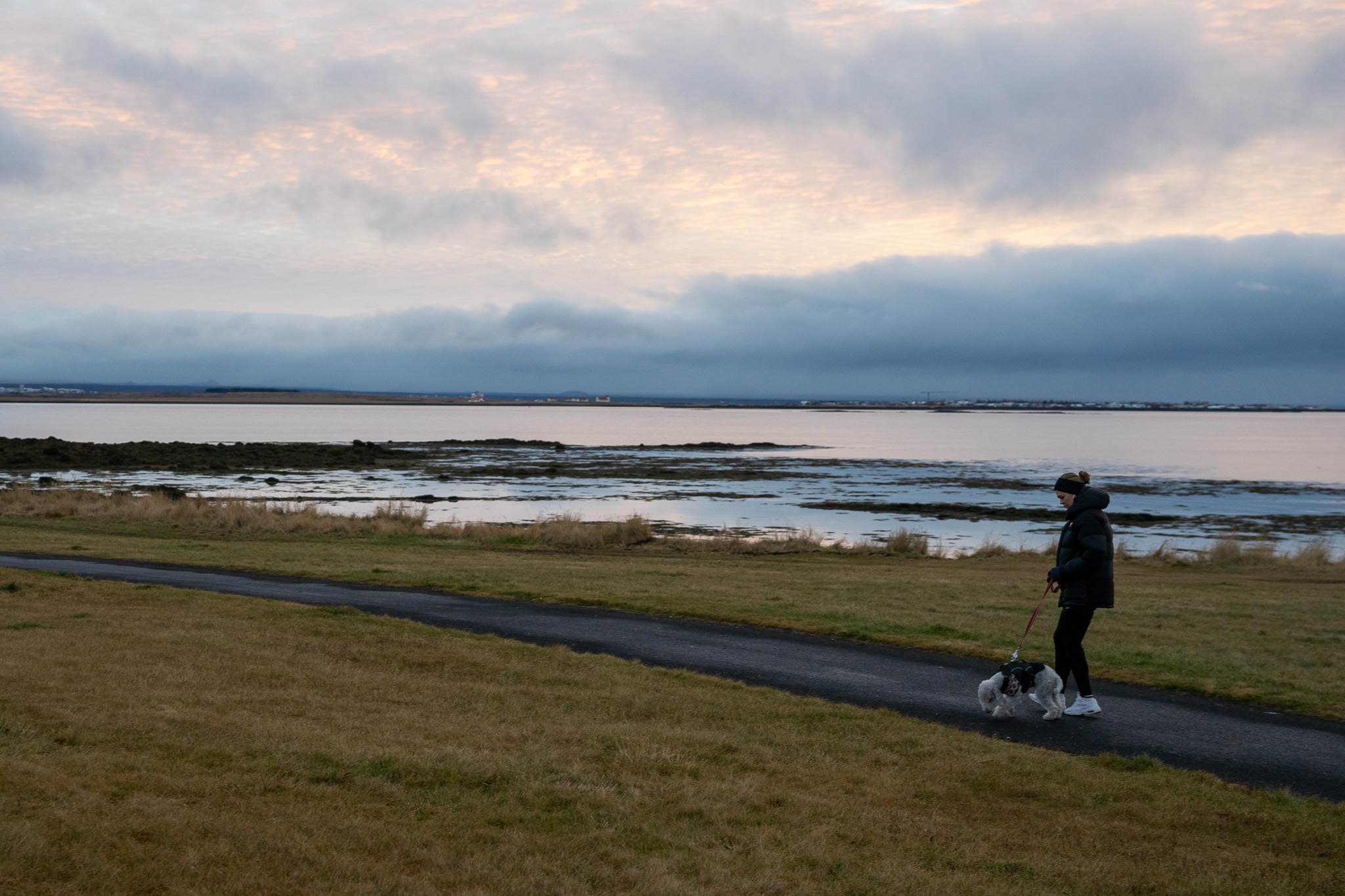 Walking along one of many coastline shortcuts  