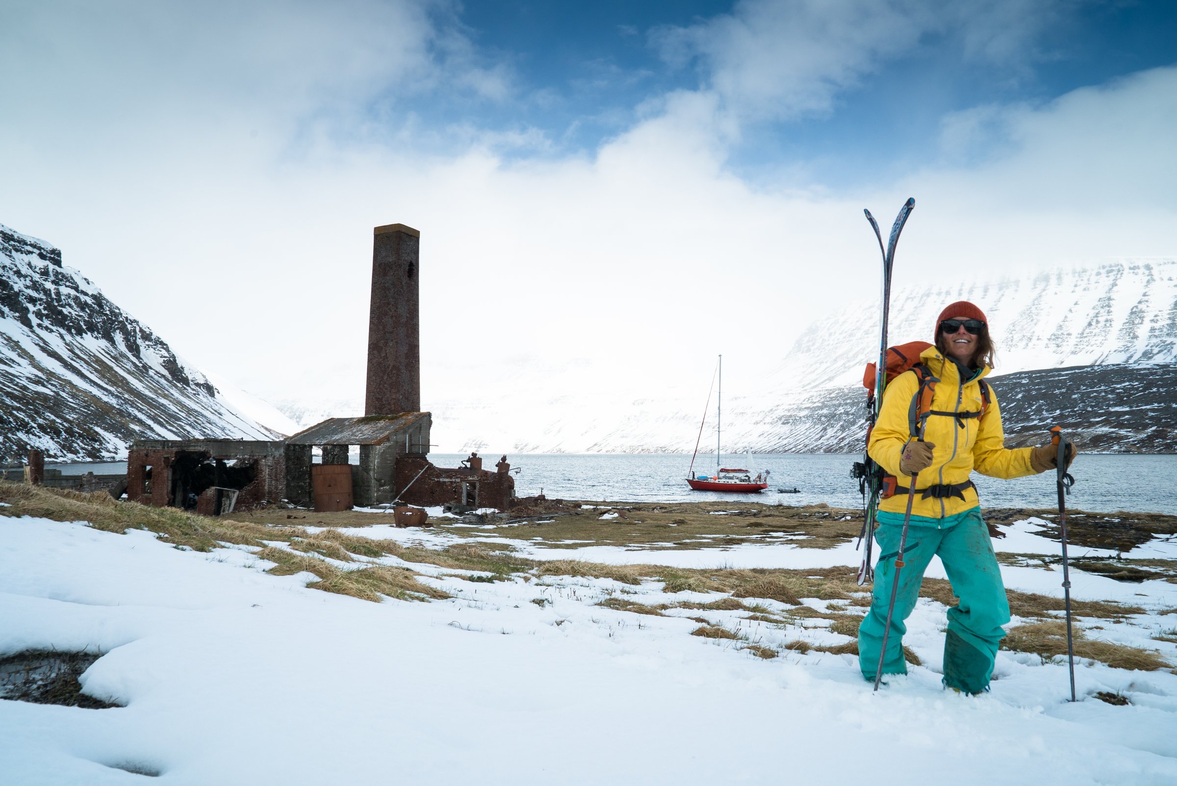 Skiing Hornstrandir Nature Reserve