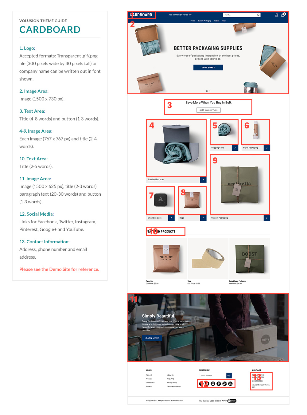 related Cardboard templated image