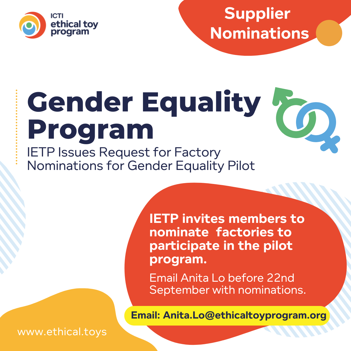 IETP Gender Equalty Program - Promoting Gender Awareness in the Supply Chain