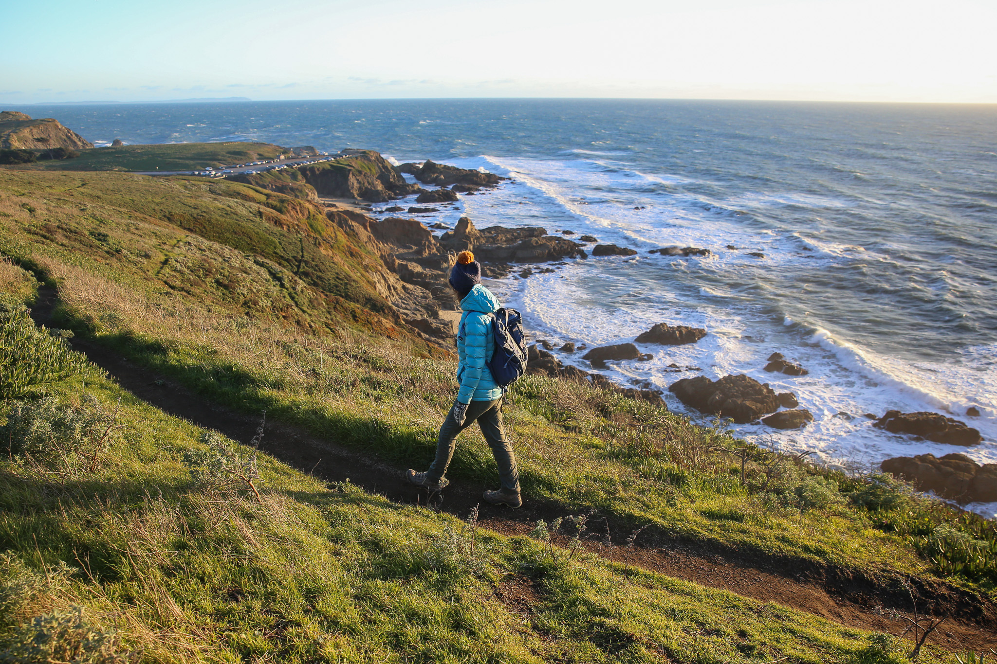 whale watching hiking at Bodega Head