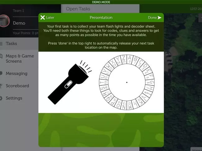 Flashlight team task