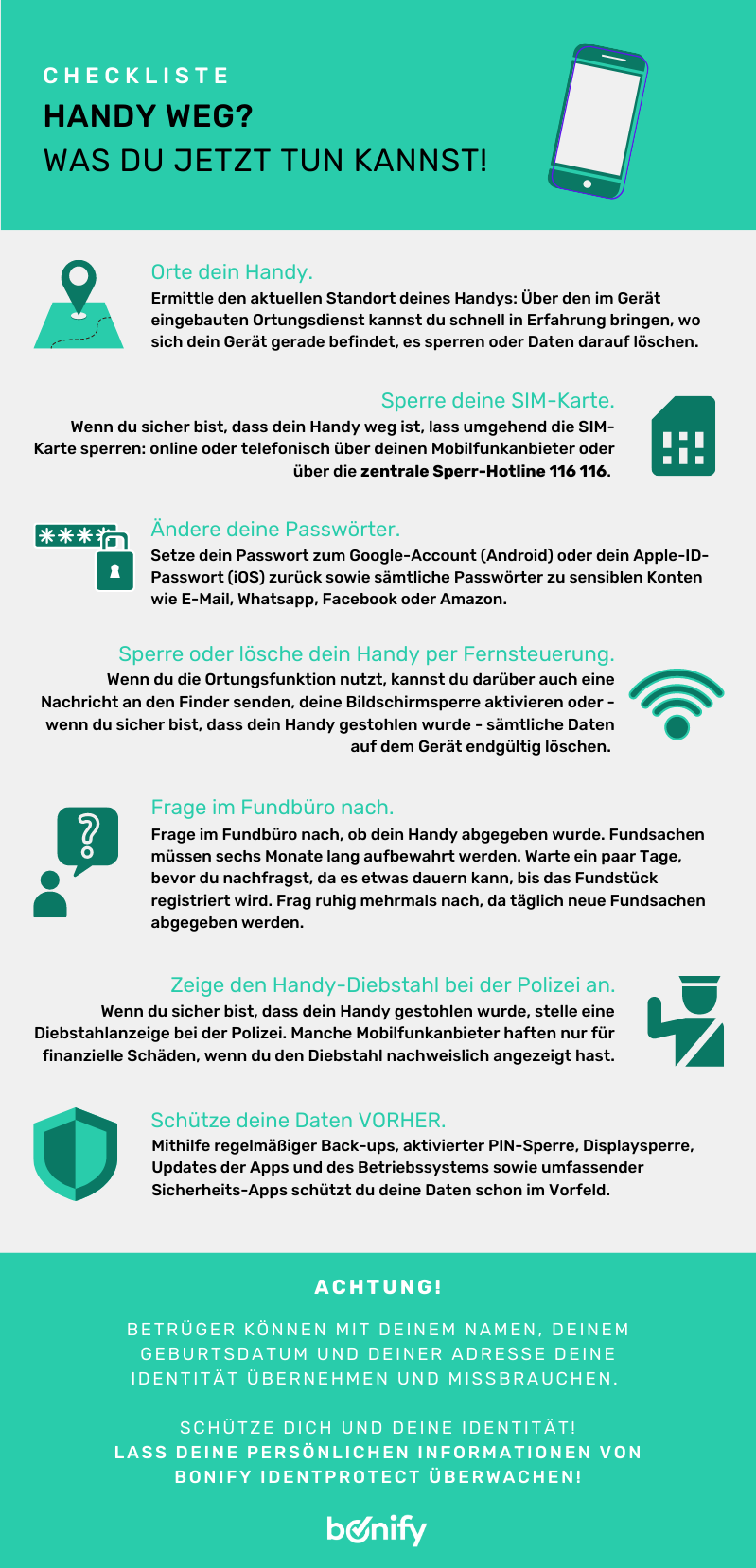 Handy weg? Was du jetzt tun kannst!