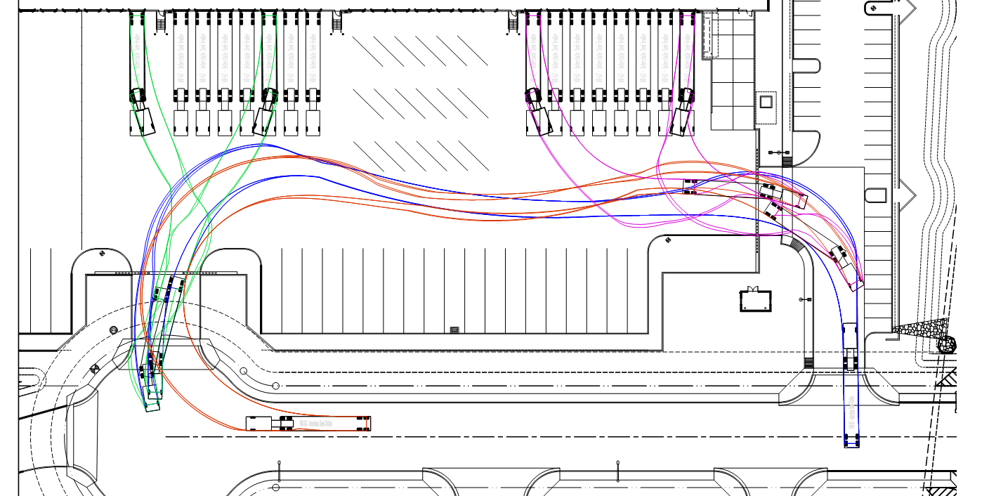 Parking Lots Truck Turnarounds And Yelp Designing Facility Access 
