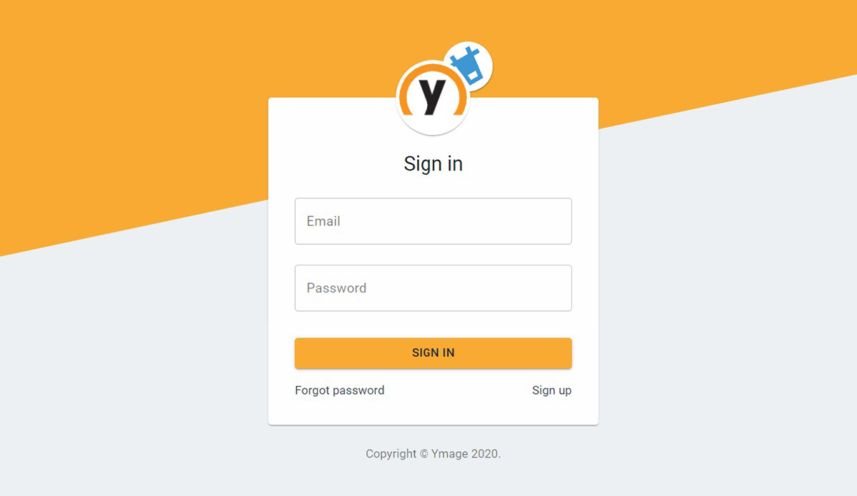 sign in page ymage