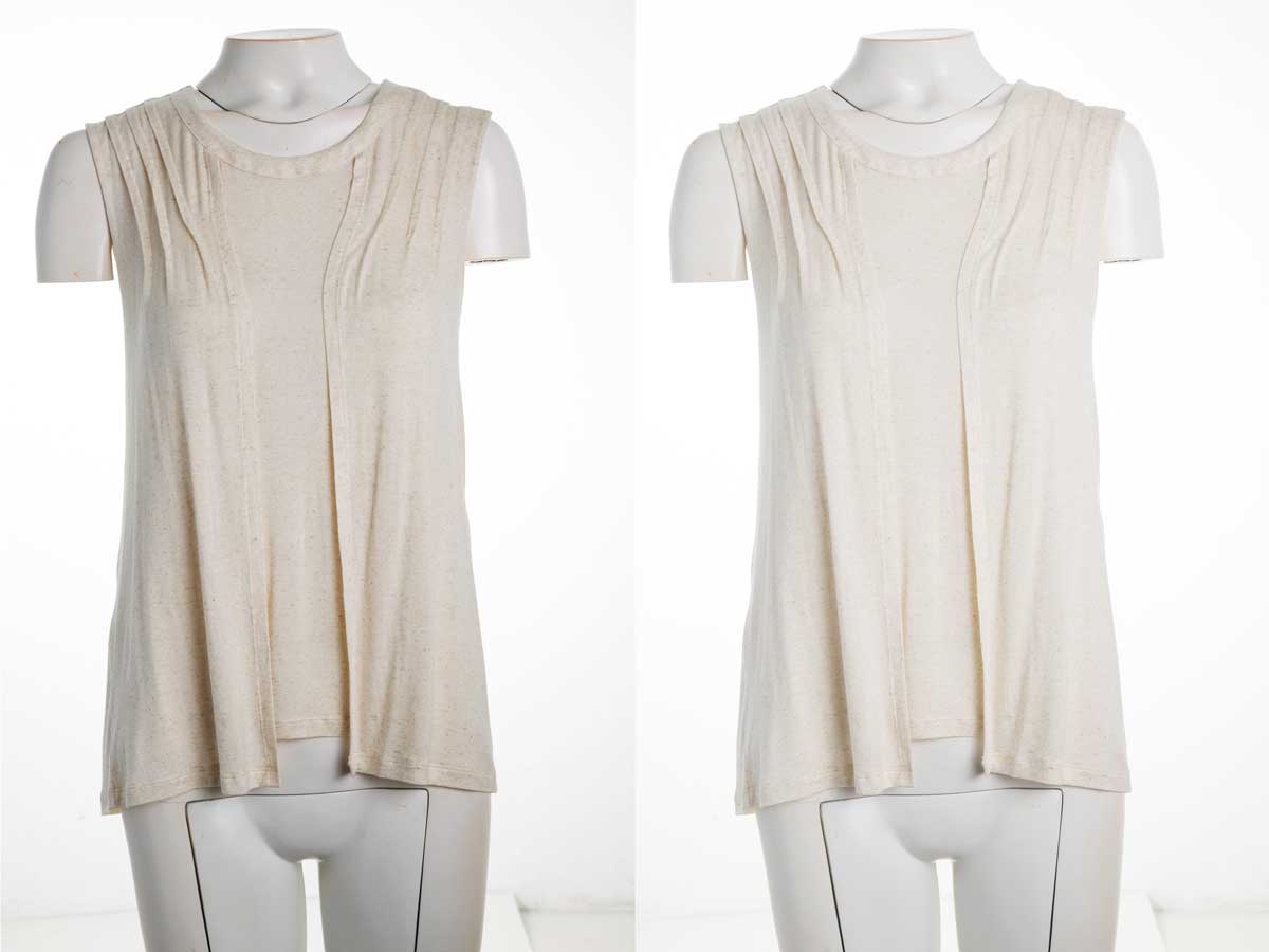professional product photography lighting for invisible mannequin